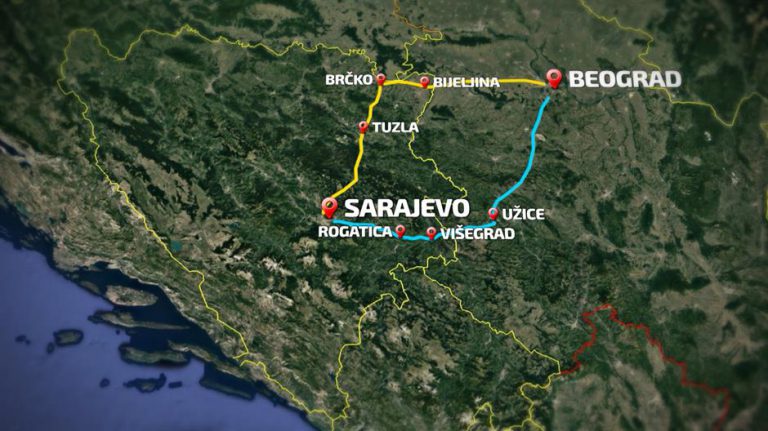 Dva smjera za povezivanje Sarajeva i Beograda