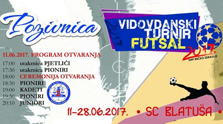 Sutra počinje Vidovdanski turnir u malom fudbalu