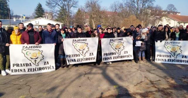 Протести поводом убиства Едина Зејћировића: Грађани траже увођење казне доживотног затвора