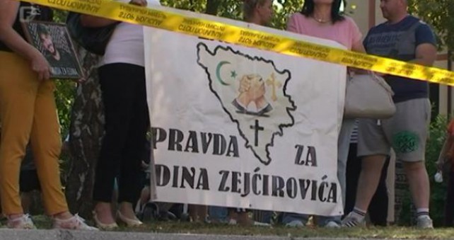 Протест подршке породици убијеног Едина Зејћировића