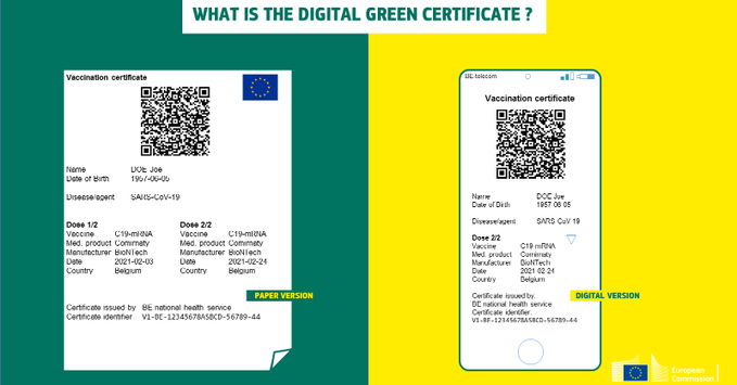 Европска комисија представила изглед будућих “ковид пасоша”