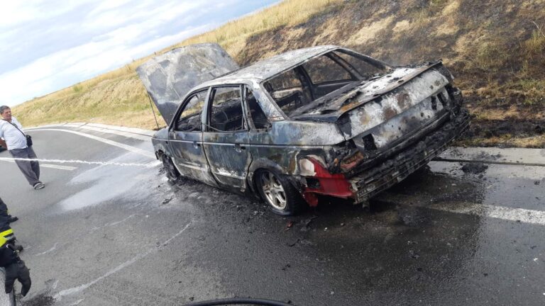 Брчко: Пожар на обилазници, потпуно изгорио путнички аутомобил