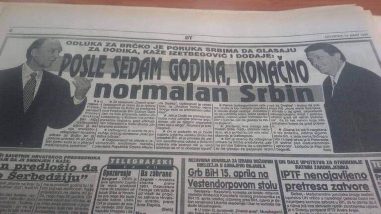 Како је Алија Изетбеговић због Брчког хвалио Милорада Додика: “Коначно нормалан Србин…”
