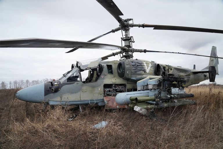 Ваздушна битка у Украјини, оборен руски хеликоптер