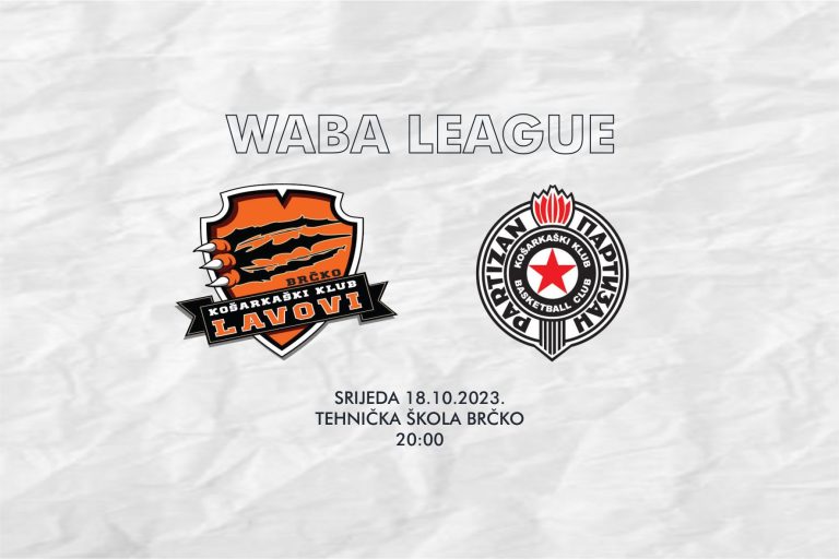 WABA Liga: KK Lavovi Brčko dočekuju beogradski Partizan