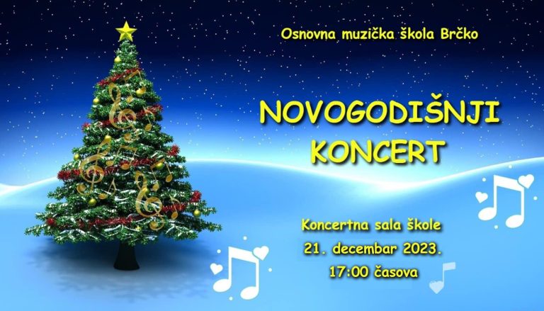 U četvrtak Novogodišnji koncert učenika Muzičke škole Brčko