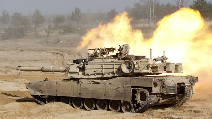 Prvi tenk Abrams uništen u zoni Sjevernog vojnog okruga