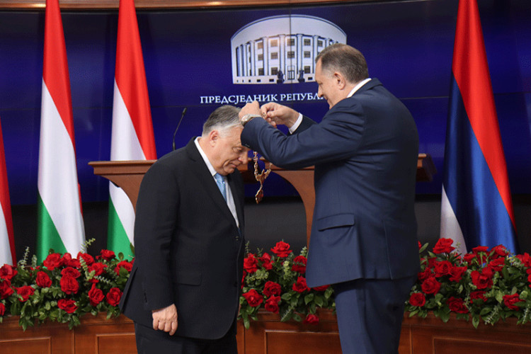 Orban nakon što ga je Dodik odlikovao: Međunarodna politika nije bila fer prema Srbima