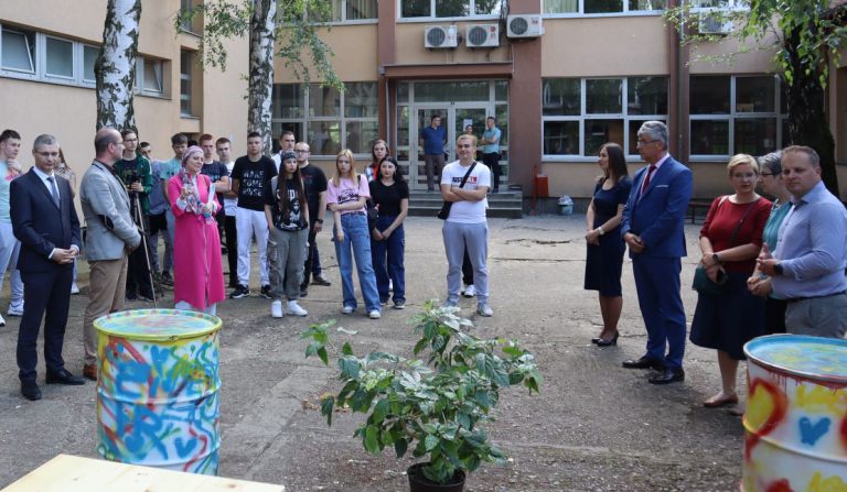 Gradonačelnik na otvaranju „Ljetne učionice” u JU Tehnička škola