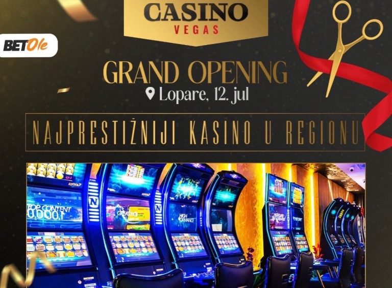 Najprestižniji kazino u regionu: 12. jula otvaranje Casina Vegas u Loparama