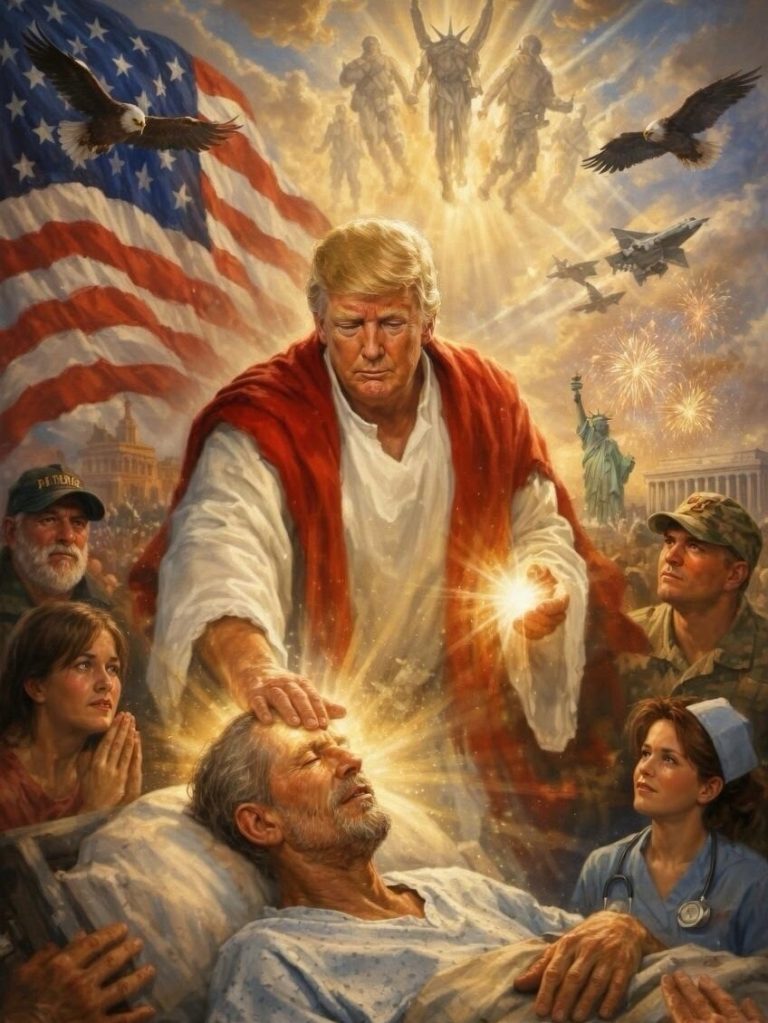 Donald Trump sebe prikazao kao Isusa Hrista koji liječi ljude