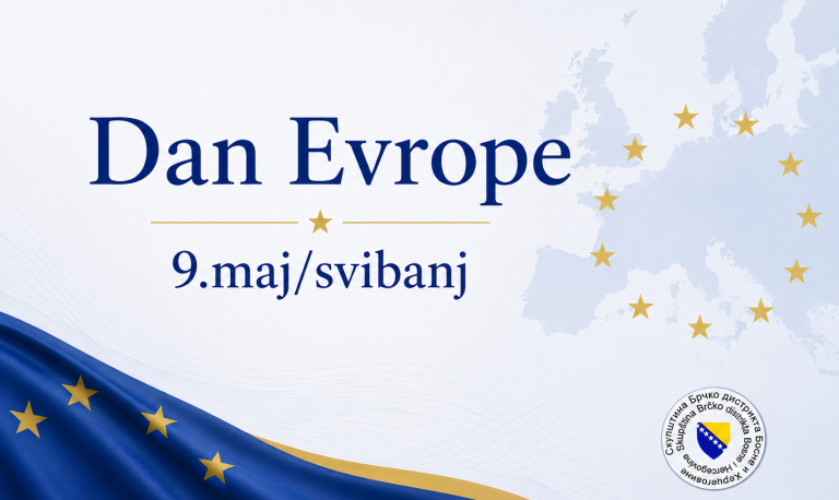 Čestitka predsjednika i dopredsjednika Skupštine Brčko povodom Dana Evrope