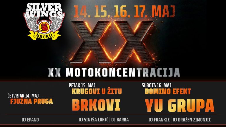 Jubilarna XX motokoncentracija: Najveća motorijada u regionu od četvrtka u Brčkom