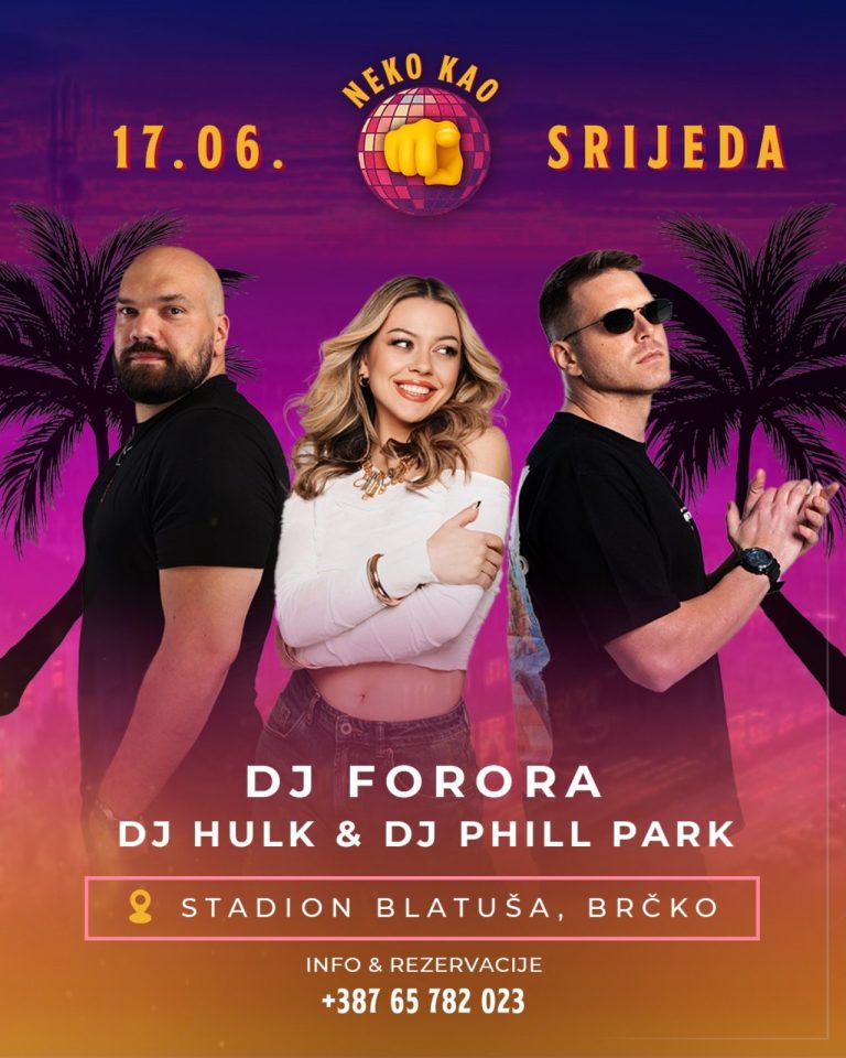 Ljeto u Brčkom počinje uz party „Neko kao ti“