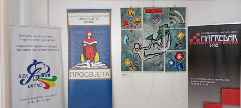 Otvorena izložba radova mladih autora nastalih na likovnoj koloniji „Blaga vijest april/travanj Brčko 2026“