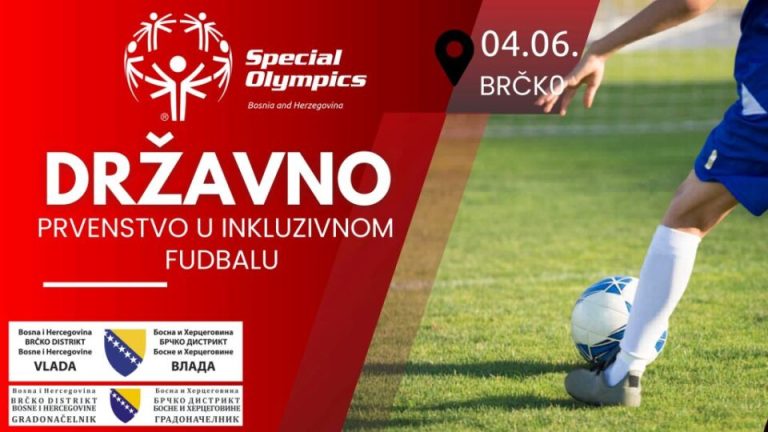 Brčko sutra domaćin Državnog prvenstva Specijalne olimpijade BiH u inkluzivnom fudbalu