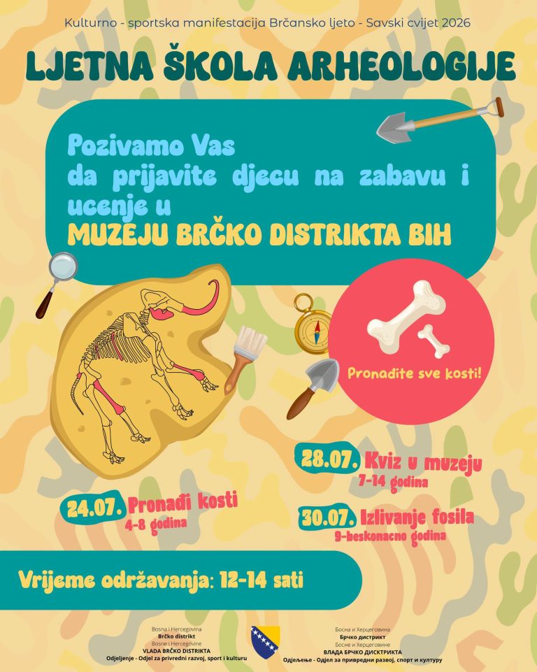 U petak počinju dječije radionice u okviru “Brčanskog ljeta”