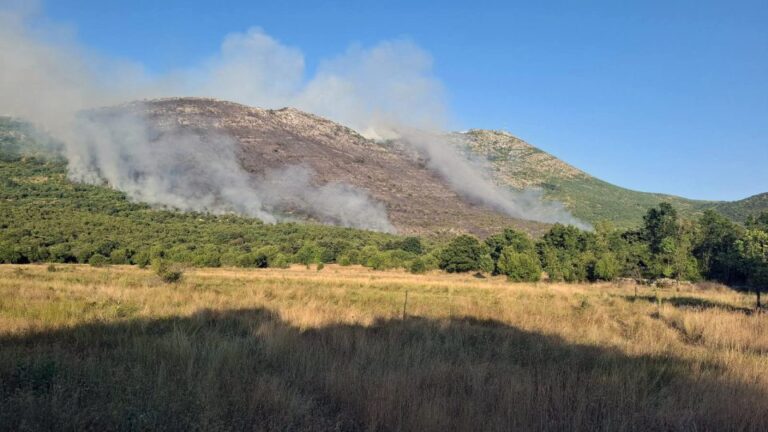 I dalje gori na području Trebinja: Požar odbijen od kuća u selu Turmenti i magistralnog puta ka Hercerg Novom